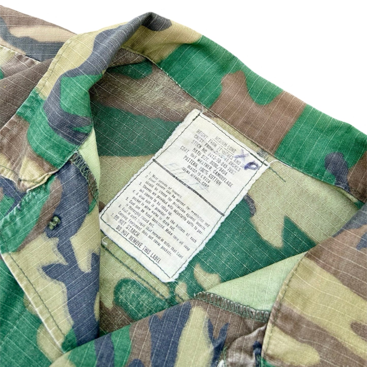 US Army ERDL Lowland Jungle Fatigue Shirt